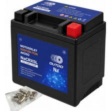 Outdo NACRX5L -YTX5L [113*70*107] Sodyum Ion -Outdo Akü 2 Yıl Garantili