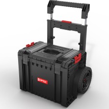 Qbrick System Pro Cart 2.0 Profi Plus - Organizer Kapaklı Tekerlekli Takım Çantası, 29 L, 70 kg