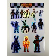 Cakaybu Five Nights At Freddy’s (Fnaf) Hologram Sticker Seti