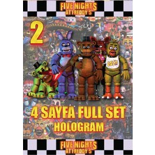Cakaybu Five Nights At Freddy’s (Fnaf) Hologram Sticker Seti 2