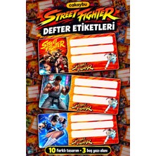Cakaybu Street Fighter Defter Etiketi