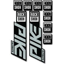 Cakaybu Rockshox Pıke Maşa Sticker Seti 22X7 cm