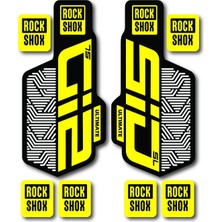 Cakaybu Rockshox Sıd Ultimate Maşa Sticker Seti 18,5x9 cm