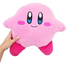 Bin1çeşit Sevimli Kirby Peluş Yastık 30 cm Dekoratif