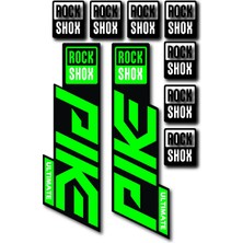 Cakaybu Rockshox Pıke Maşa Sticker Seti 22X7 cm
