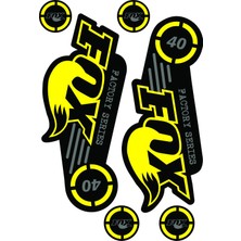 Cakaybu Fox 40 Factory Series Sticker Seti – 22X9 cm