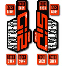 Cakaybu Rockshox Sıd Ultimate Maşa Sticker Seti 18,5x9 cm