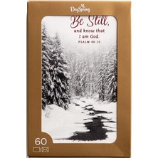 Str Store Siyah Beyaz Noel Klasikleri - 60 Toplu Noel Kutulu Kart ve Zarflar (U1347)