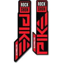 Cakaybu Rockshox Pıke Maşa Sticker Seti 27X7 cm & 24X7 cm