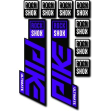 Cakaybu Rockshox Pıke Maşa Sticker Seti 22X7 cm