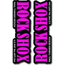 Cakaybu Rockshox Maşa Sticker Seti 24X7 cm