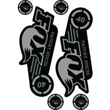 Cakaybu Fox 40 Factory Series Sticker Seti – 22X9 cm