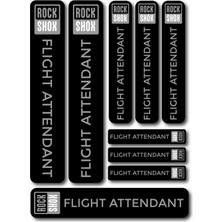 Cakaybu Rockshox Flight Attendant Maşa Sticker Seti 21X4 cm – 14X3 cm Yan Etiketli