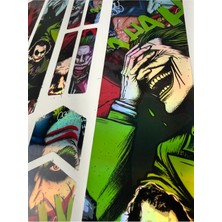 Cakaybu Joker Temalı Bisiklet Kadro Sticker Seti – 12 Parça – Suya Dayanıklı