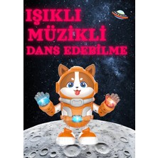Boratila Toys Işıklı Müzikli Dans Eden Tatlı Hayvan Astronot Oyuncağı - Emeklemeye Yardımcı Işıklı Müzikli Oyuncak
