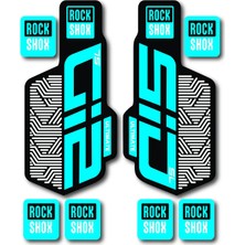 Cakaybu Rockshox Sıd Ultimate Maşa Sticker Seti 18,5x9 cm