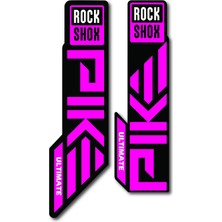 Cakaybu Rockshox Pıke Maşa Sticker Seti 27X7 cm & 24X7 cm