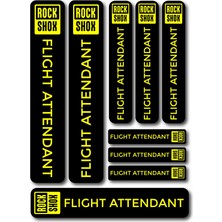 Cakaybu Rockshox Flight Attendant Maşa Sticker Seti 21X4 cm – 14X3 cm Yan Etiketli