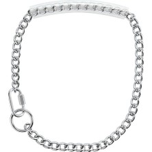 Str Store Weaver Leather Hayvan Zinciri Keçi Yaka Kauçuk Kavrama Krom Kaplama, 50 cm