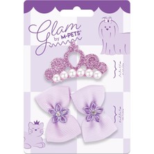 Str Store Glam Köpekler Için Aksesuar Toka Mor