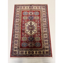 El Dokuma Afgan Halı Horjin Desenli Kök Boya 81  x 119 cm