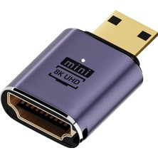 Str Store 8063 Mini HDMI UHD 4K 8k Kablosuz Hdtv Dönüştürücü Mini HDMI 8k Uzatma Adaptörü