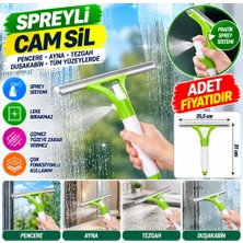 Str Store Pratik Spreyli Cam Sil Pencere Ayna Tezgah Duşakabin Temizleyici Püskürtmeli Silme Aparatı (Adet Fiyatıdır)