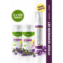 Wooggs Vital Hyssop Zufaotu ve Hesperidin Takviye Edici Gıda 2 x 120 Tablet + Masaj Kremi Hediye