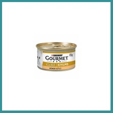 Gourmet Kıyılmış Hindi Etli Yetişkin Kedi Konservesi 85 gr Bez