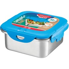 Trendexa Çelik Beslenme Kutusu, 1 L, Mavi