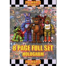 Cakaybu Five Nights At Freddy’s (Fnaf) Hologram Sticker Seti Full
