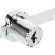 Cam Kabin Kilidi, Metal Yapı, Şeffaf ve Güvenli Tasarım, 14CM Uzunluk, Anahtar ile Kilit Sistemi, Dolap ve Vitrinler Için