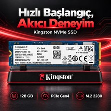 Kingston 128GB M.2 2280 Nvme Pcıe Gen4 SSD OM8PGP4128Q-AB
