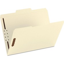 Str Store Bağlayıcı Dosya Klasörü, 2 Bağlantı Elemanı, Güçlendirilmiş 1/3 Kesimli Tab, Mektup Boyutu, Manila, Kutu Başına 50 (14537)
