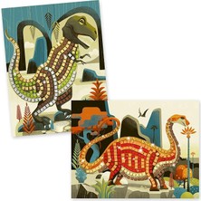 Mozaik Yapıştırma - Dinosaurs
