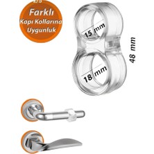 Aksesuar Kapı Kolu Stoperi, Kapı Arkası Duvar Koruyucu Tampon, Silikon Durdurucu, Pencere Kolu Stoperi (12)