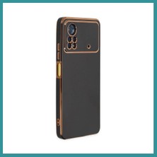 Bt Teknik Poco X4 Pro 5g Uyumlu Kılıf Volet Silikon - Siyah Bez