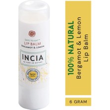 Doğal Dudak Besleyici Bergamot & Limon Bitkisel Nemlendirici Dudak Bakım Kremi 6 gr