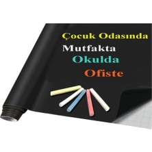 Tahtası H&f Kara Tahta Yazılabilir Rulo Yazı Tahtası Kendinden Yapışkanlı Silinen Sticker