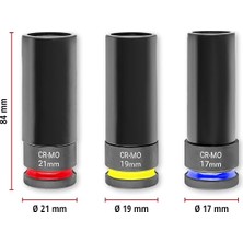 3 Parça Otomotiv Darbeli Lokma Seti 49109263