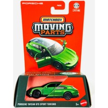 Matchbox Porsche Taycan Gts Sport Turismo Moving Parts Yeşil Açılır Kapılı Metal Model Araba