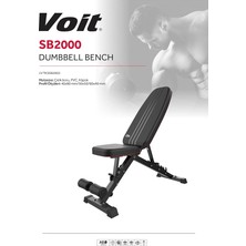 SB2000 Dumbbell Bench, Siyah