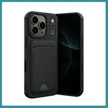 Bt Teknik iPhone 17 Pro Max Kelvin Kartvizitli Silikon - Siyah Bez