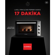 Luxell 70 Litre Börekçi Midi Fırın Siyah – LX-9655