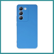 Bt Teknik Vivo V30 Lite 4g Uyumlu Kılıf First Silikon - Mavi Bez
