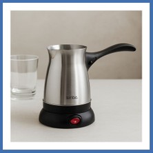 Evçem Elektrikli Cezve Türk Kahvesi 500 ml 6 Fincan Çelik Evcem
