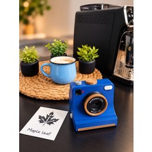 Baba Oğul 3D 3D Yeni Versiyon V2 3D Baskı Latte Shot Kahve Desen Yazıcısı (Saks Mavisi Rengi) Latte Art Makinesi Kahve Üzeri Şekil Çizme Cihazı