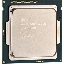 Teşhir Kutusuz Fansız Intel İ5-4570 3.20 Ghz Turbo 3.60 Ghz 6m 1150P 4.nesil Işlemci