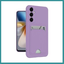 Bt Teknik Samsung Galaxy S24 Plus Uyumlu Kelvin Kartvizitli Silikon - Lila Bez