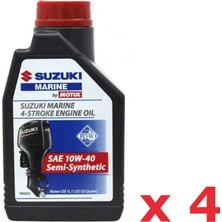 Akamarin Motul Suzuki Marine 4t 10W-40 Motor Yağı 1 L 4 Adet